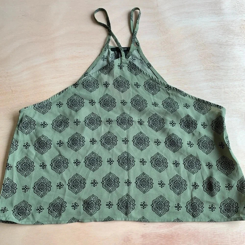 **NEW Forever 21 Halter Woven Top/Cami